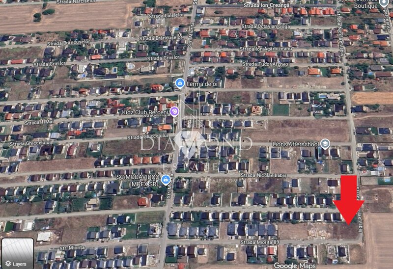 Berceni, strada Miorita, 0% comision, teren intravilan 430 mp,